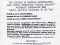 giugno 1998 - Volantino - Alternativa in Campo n. 3