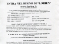 2004 - Volantino - Entra nel regno di "Lorien"