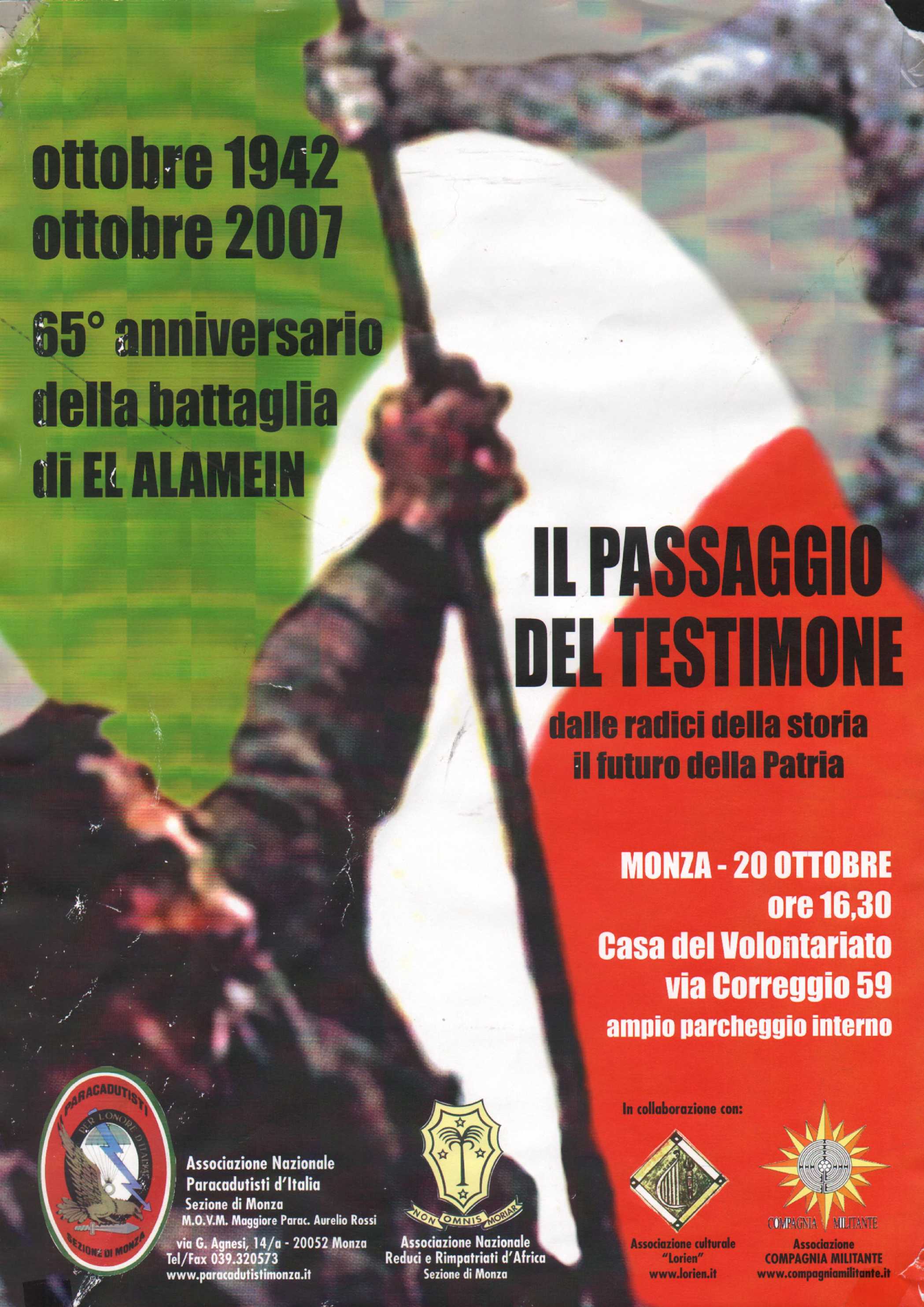 20 ottobre 2007 Monza - Il passaggio del testimone