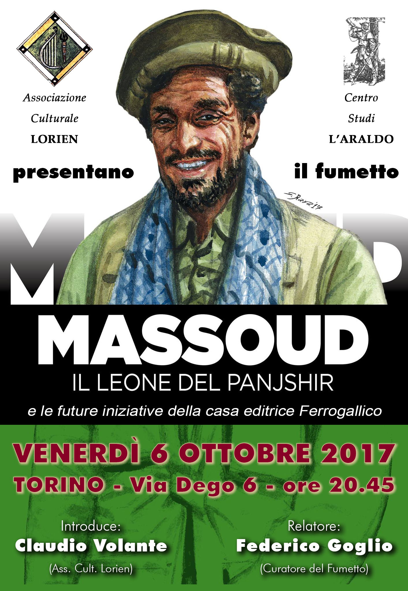 6 ottobre 2016 Torino - Massoud