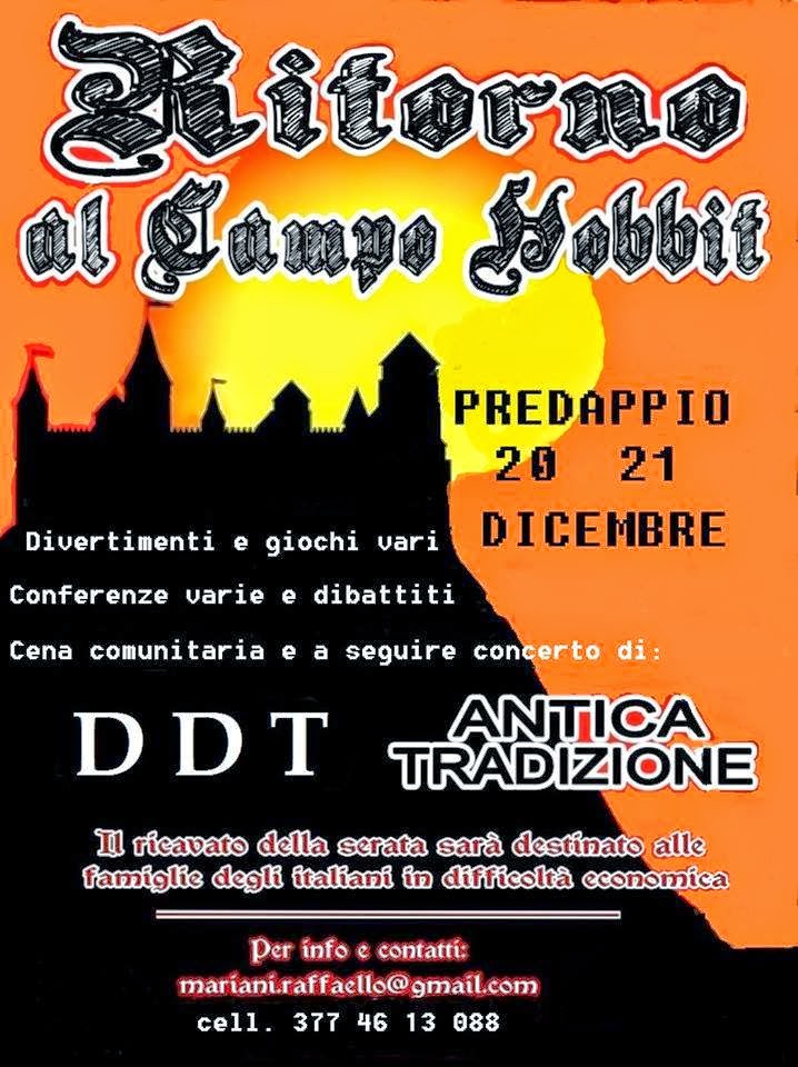 Sabato 20 e Domenica 21 Dicembre: Ritorno a Campo Hobbit