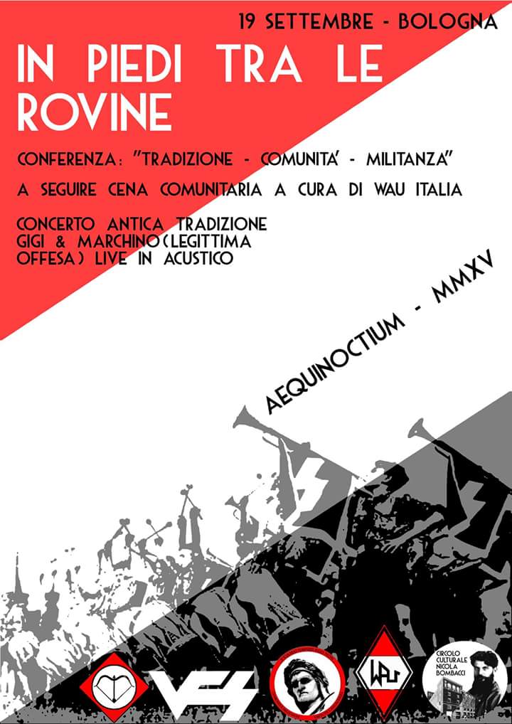Musica & Cultura – Appuntamenti della settimana (14/20 settembre 2015)