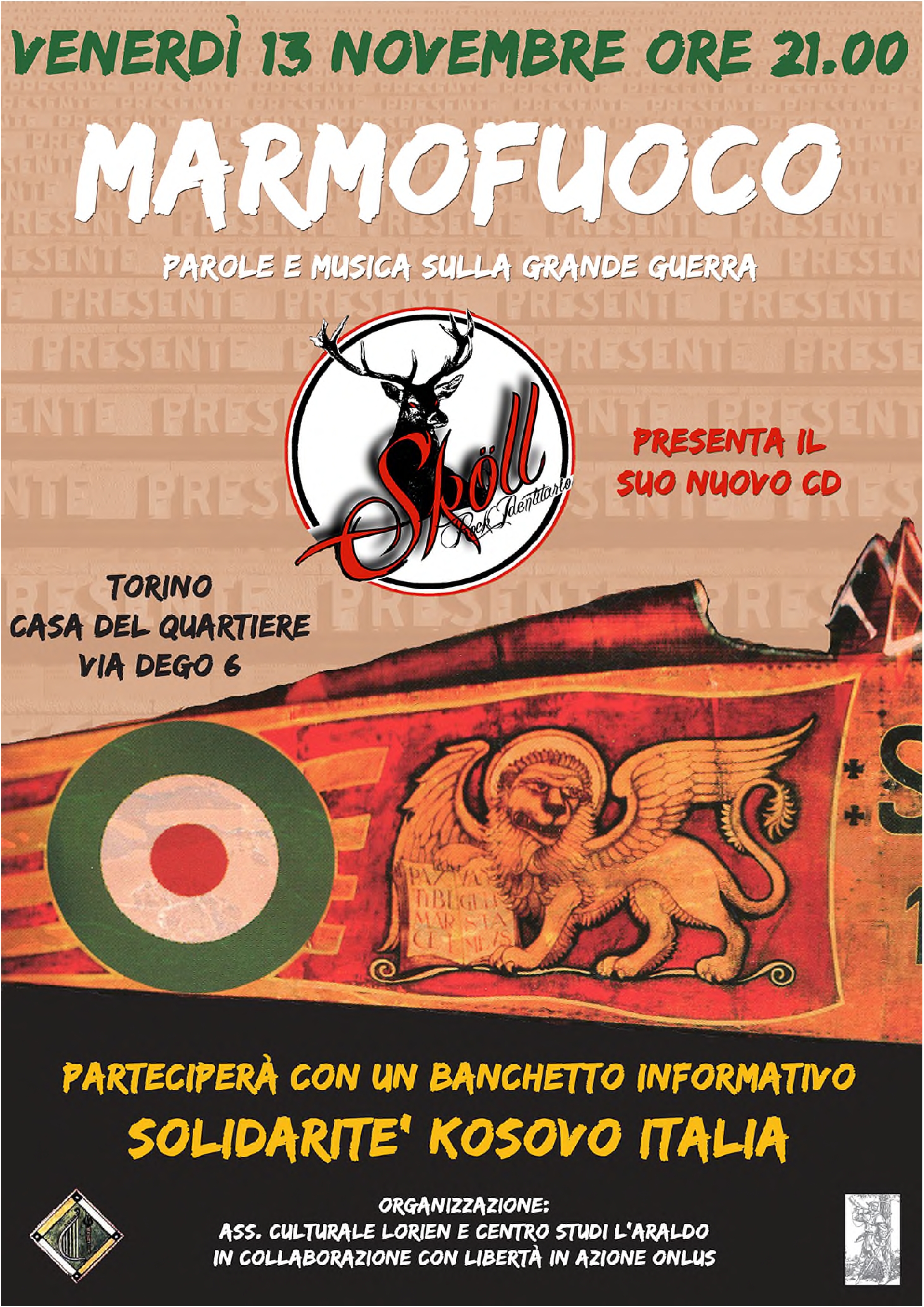 Musica & Cultura – Appuntamenti della settimana (9/15 novembre 2015)
