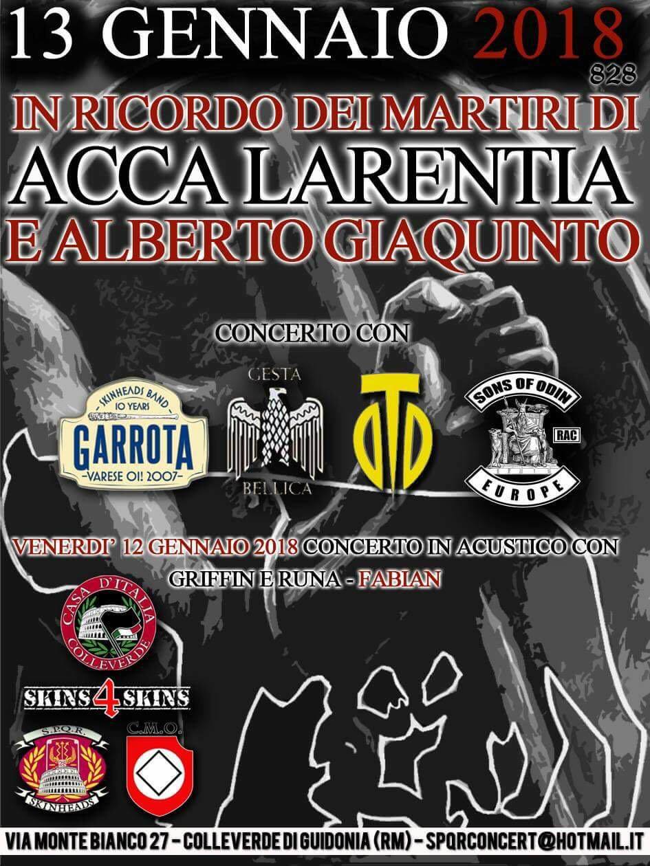 Musica & Cultura – Appuntamenti delle settimane 8-14 gennaio 2018